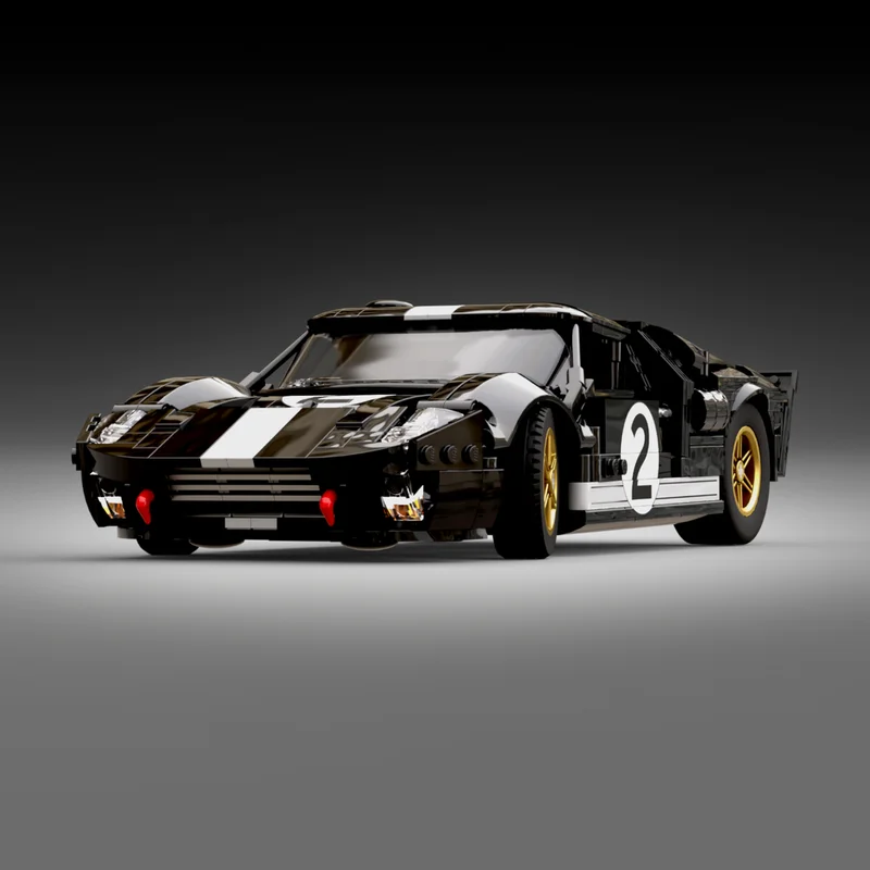 

Конструктор MOC Le Mans Endurance Race GT40 (1145 деталей) - Креативный развивающий подарок для детей