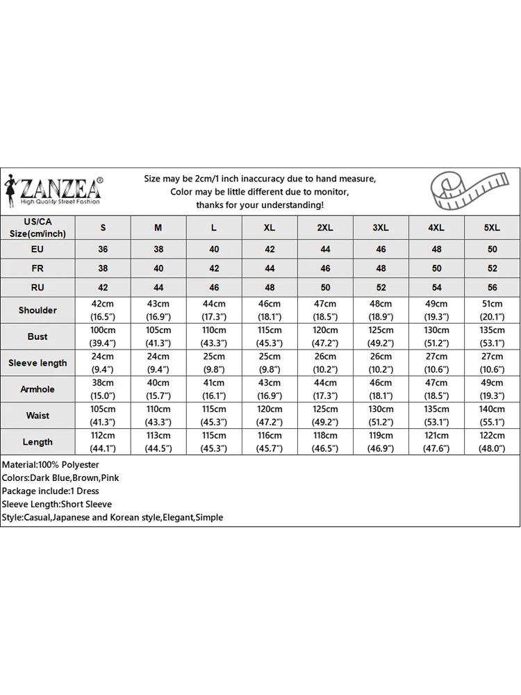 ZANZEA-vestido veraniego para mujer, camisas Vintage, vestido holgado de manga corta de Color sólido, Vestidos con bolsillos y cuello de solapa para verano 2025