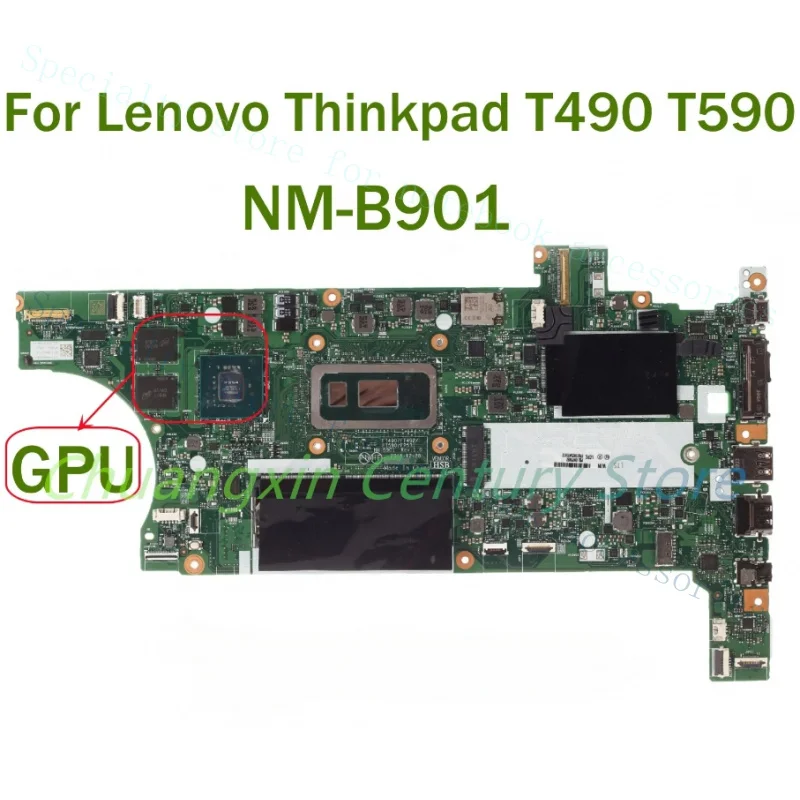 

A+ для материнской платы Lenovo ThinkPad T490 FT490 FT492 NM-B901 с процессором i7-8565U 16G