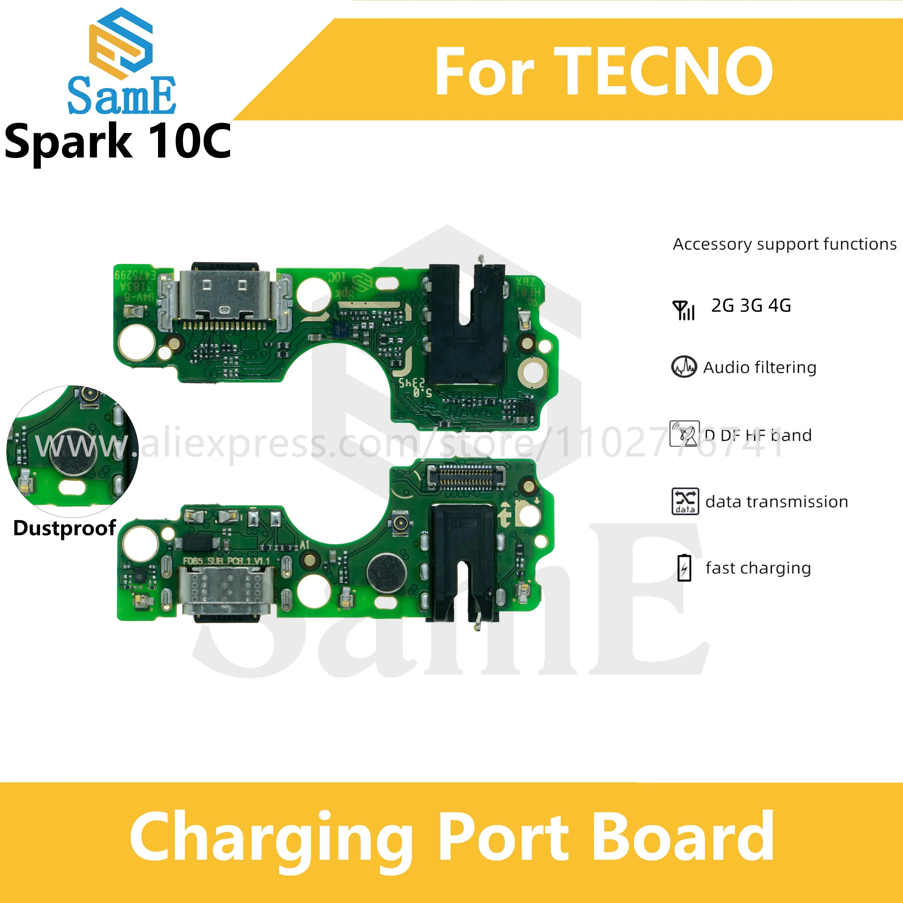 مراجعات وتحليل للكابل المرن F065 لشحن سريع مع وحدة التوصيل لهاتف TECNO Spark 10C KI5K KI5M