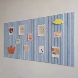 Bedside Decorative Boards Soft Felt Wall Sticker Background Protector Panel Decor Bulletin Message Photo Display Customized Size