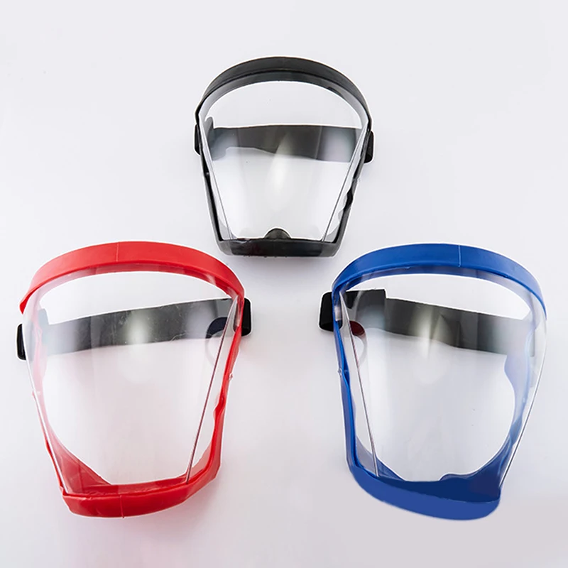 1pc Anti-fog Anti Splash Full Face Protection Anti-wind Sandisolation Rain Protective Head Cover Full Faces Protective Glass