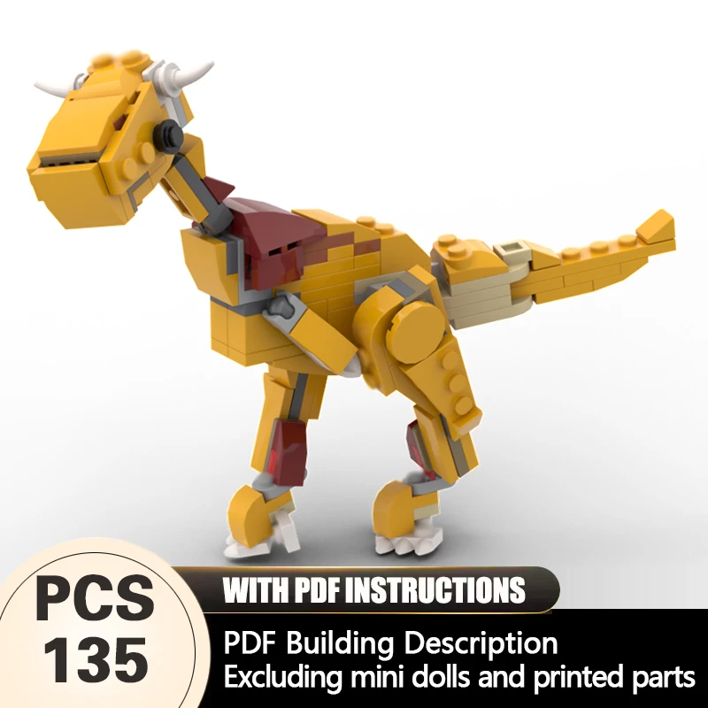 

Creators Animal Series Model MOC Building Bricks Carnivorous Dinosaur Modular Technology Gift Holiday Assemble Children Toy Suit