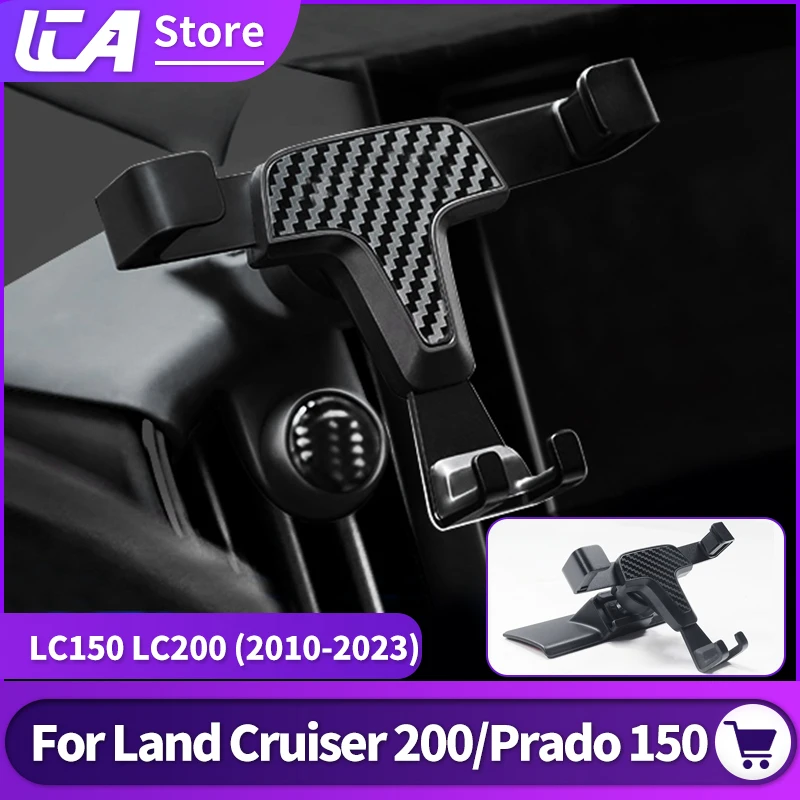 

For Toyota Land Cruiser Prado 150 200 2010-2023 2022 Dedicated Mobile Phone Holder LC150 LC200 FJ150 FJ200 Interior Accessories