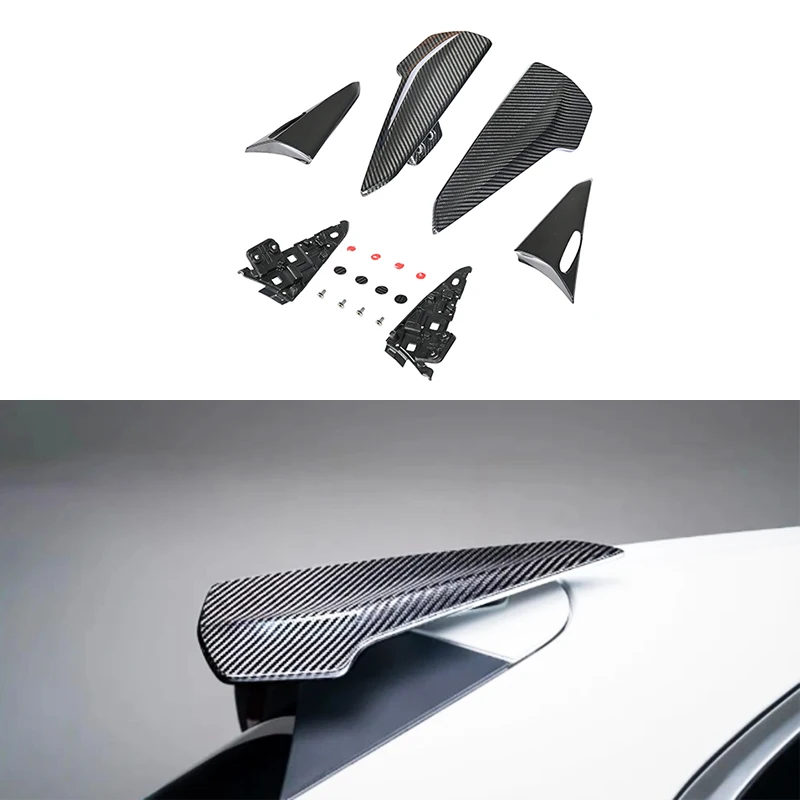 

For Porsche Cayenne Coupe 2018-2025 Car Modification Upgrade Carbon Fiber Top Wing 9YA Decorative Fixed Spoiler