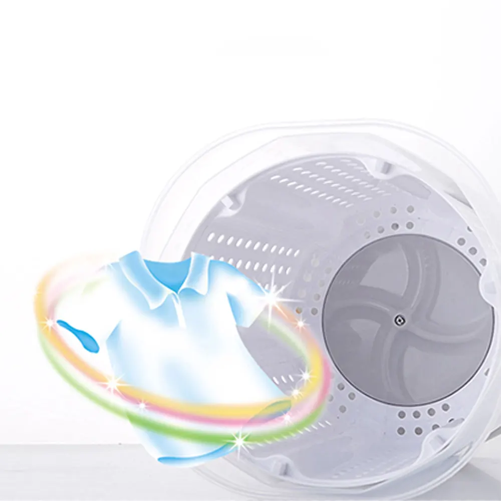 Manual washing machine washing socks small hand-cranked underwear washing machine elution all-in-one machine