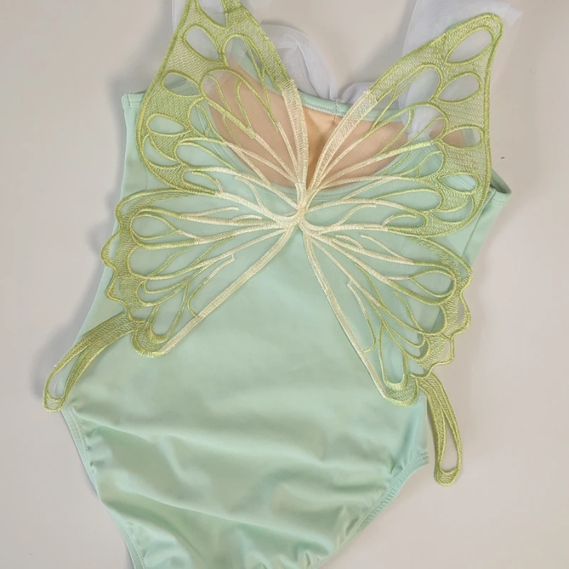 แฟชั่นฤดูร้อนผีเสื้อ Fairy เสื้อผ้าเด็กชุดเต้นรําหญิงเต้นรําเสื้อผ้าใหม่ Suspenders