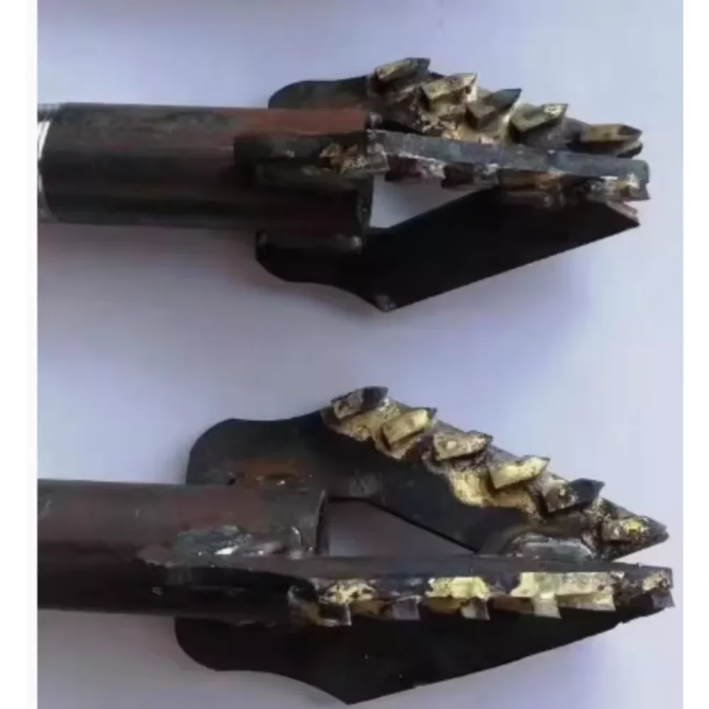 Three-leaf alloy drill bit household one-inch drill small well drilling drill bit