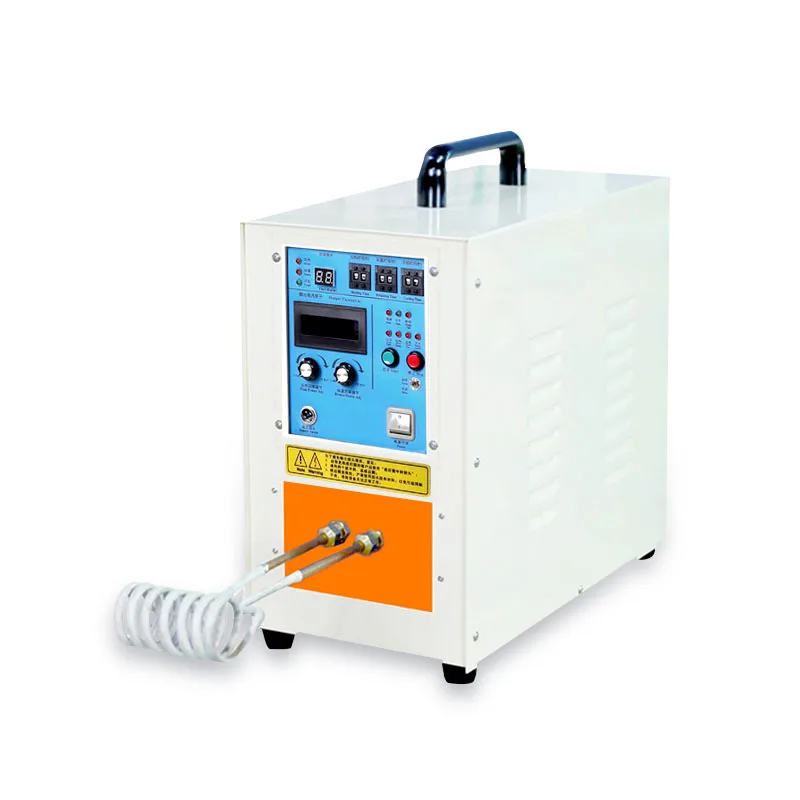 

15KW Small High Frequency Induction Heating Machine High Frequency Welding Equipment Copper Tube Turning Tool Alloy Welding
