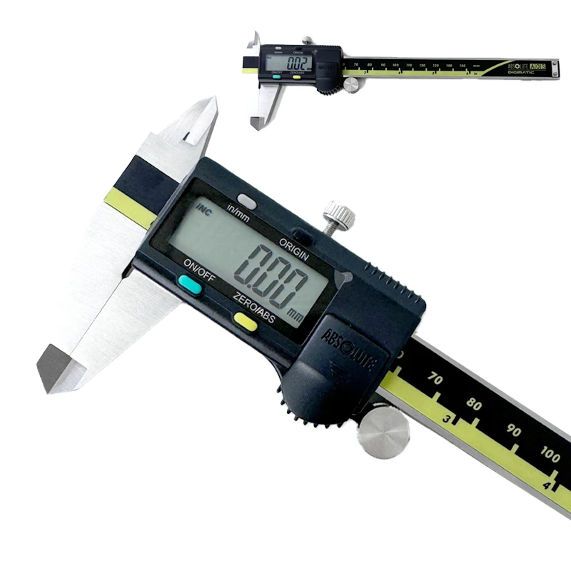 Digital Vernier Caliper 0-150mm/200mm/300mm 6/8/12in LVD ABS absolute Electronic Measuring Stainless Steel Caliper