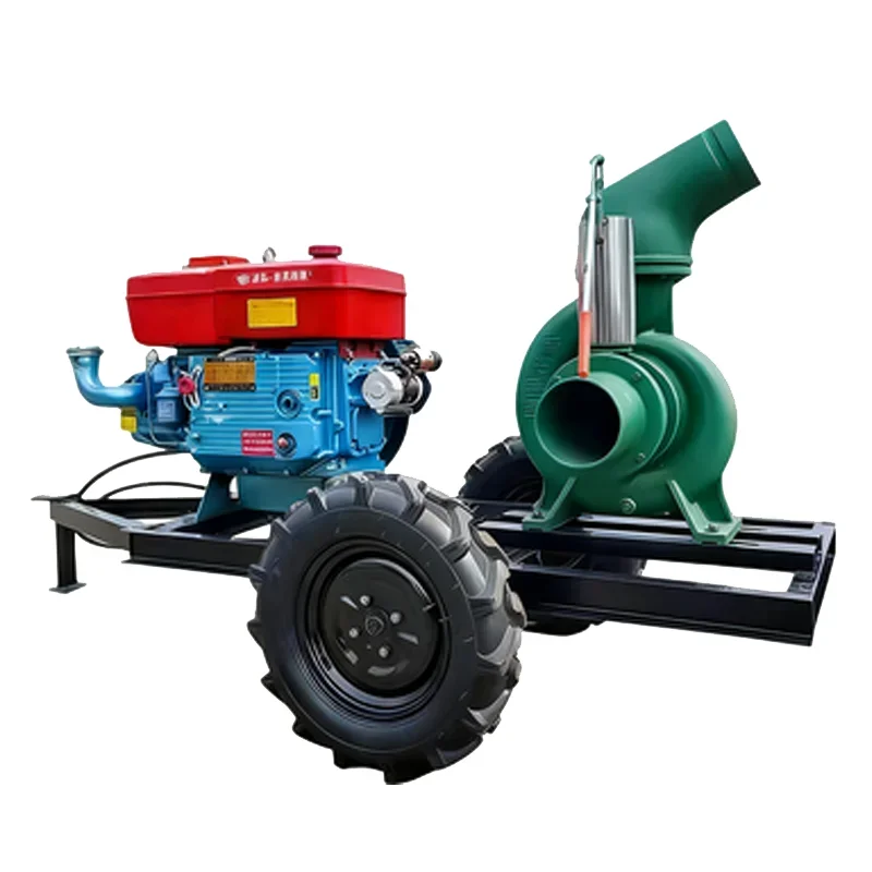 Portable Water Pumps Are in Rain Irrigation Systems and Orchard Sprinkler Irrigation.