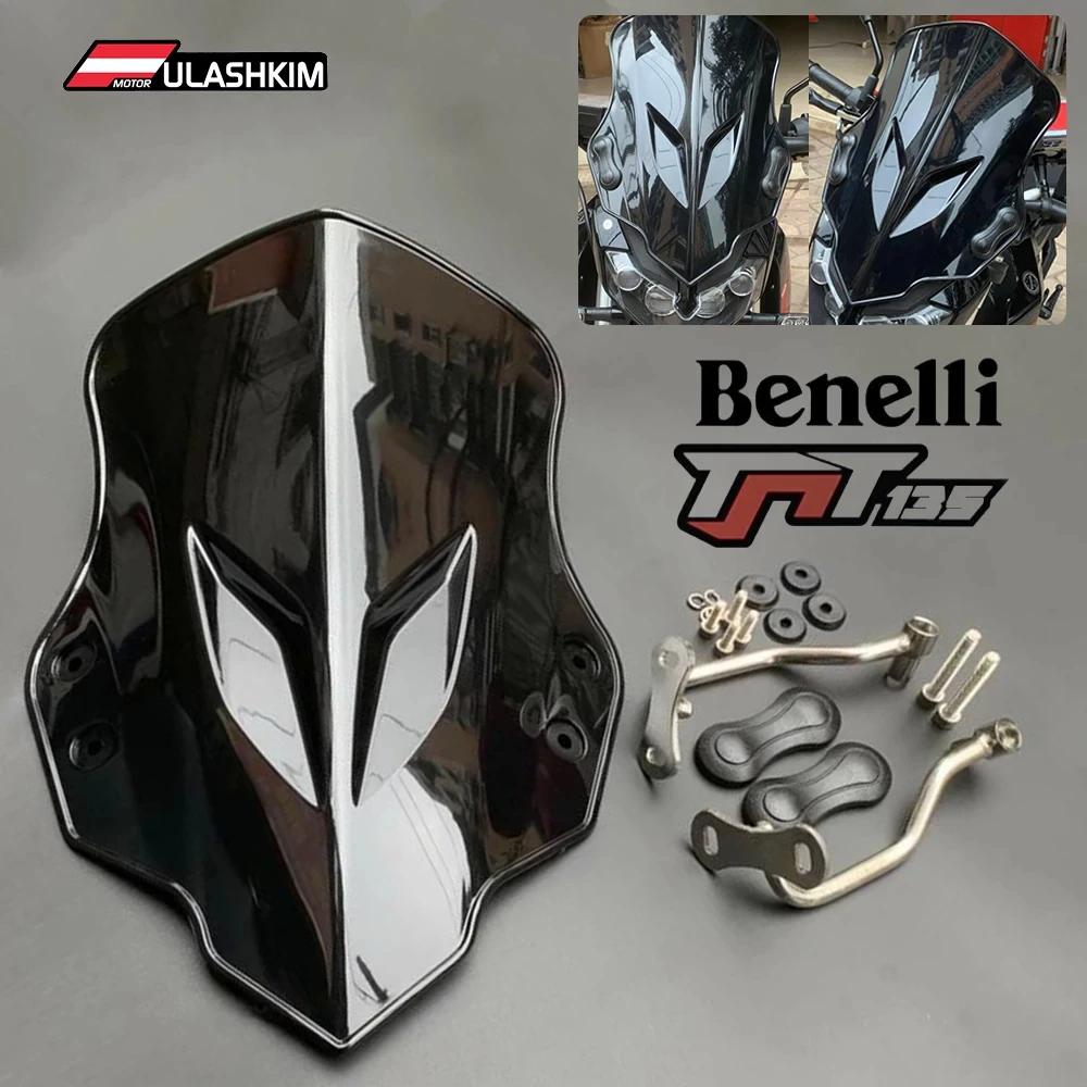 Motorcycle Windscreen For Benelli TNT 125 135 Windscreen Windshield TNT125 TNT135