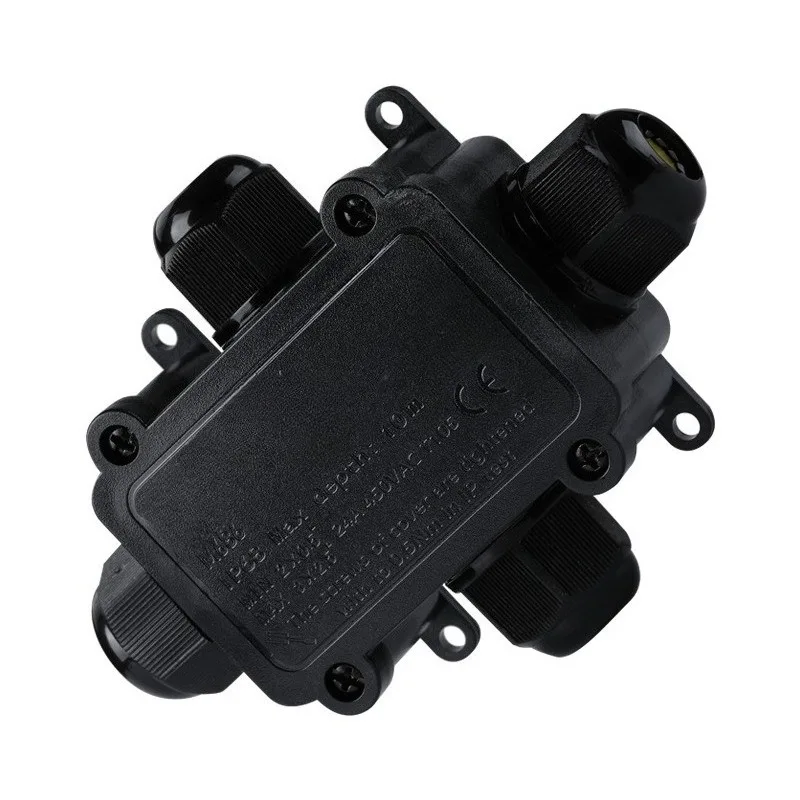 Four-way Junction Box One in Three Out of The Terminal Block Waterproof Junction Box