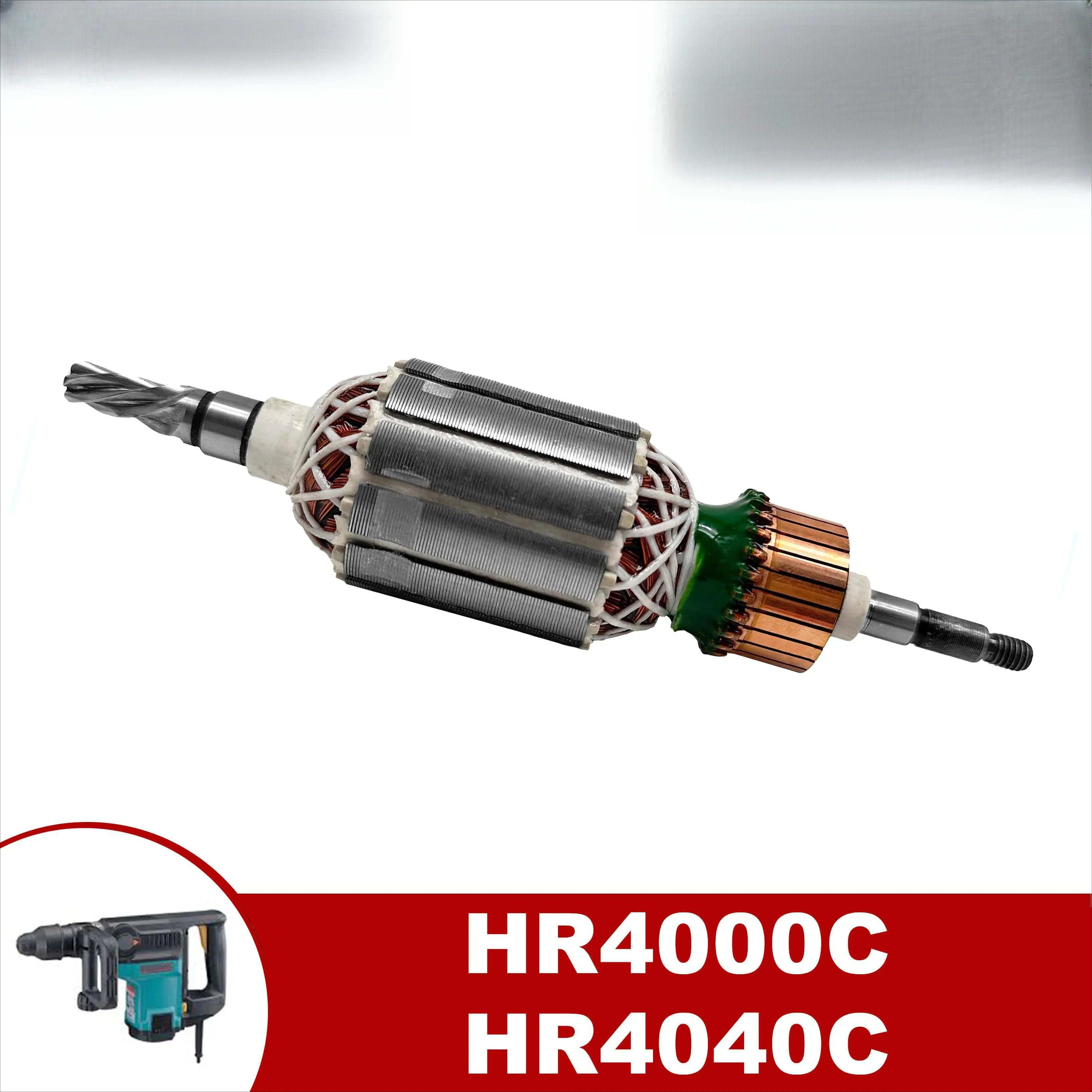 

AC220V-240V Armature Rotor Anchor Replacement Part Rotary Hammer HR4000C HR4040C