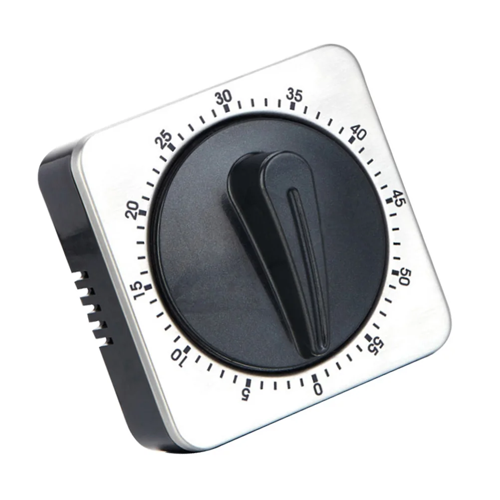 

Countdown Timer Cooking Stainless Steel Magnetic Timing Device Black for Home Sports Timer Practical Gifts Small Size