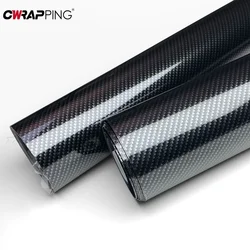 Carbon Fiber 9D Car Stickers Self Adhesive Vinyl Wrap Film Motorcycle Laptop Bicycle Scooter Films Cover for Car Accessories