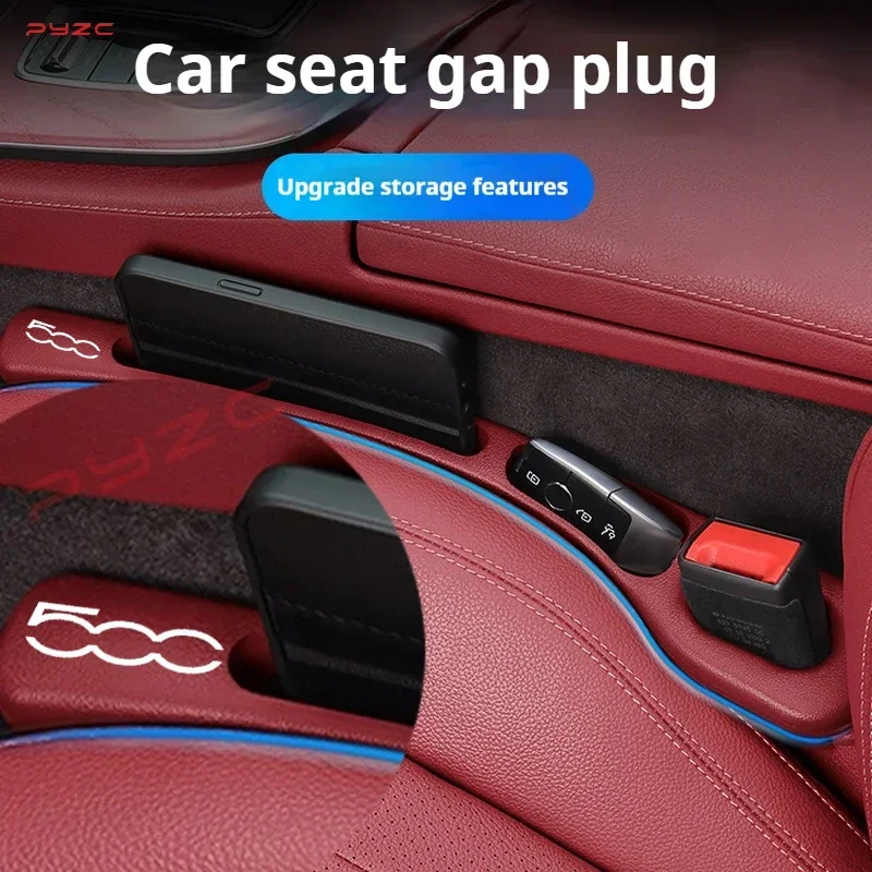 Para Fiat 500 espacio de asiento de coche Punto junto relleno costura lateral enchufe tira estilo espacio de asiento tira de relleno a prueba de fugas accesorios de coche