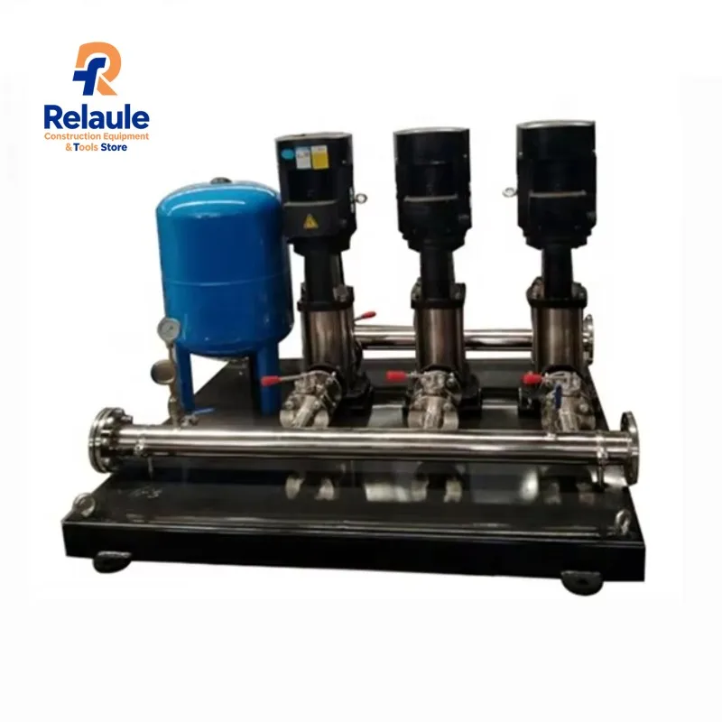 BOOS-TER PUMPS WITH WATER  TANK DIAPHRAGM TYPE SERVING ALL FLOORS (PRESSURIZED UPFEED WATER DISTRIBUTION SYSTEM)