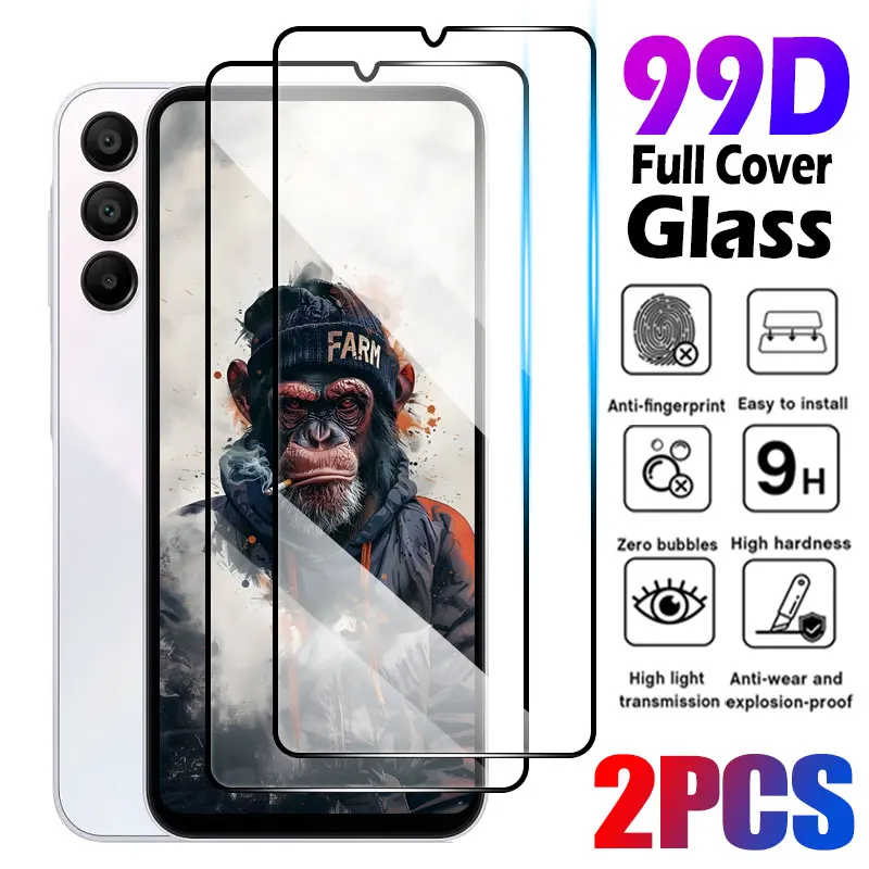 2Pcs Tempered Glass…