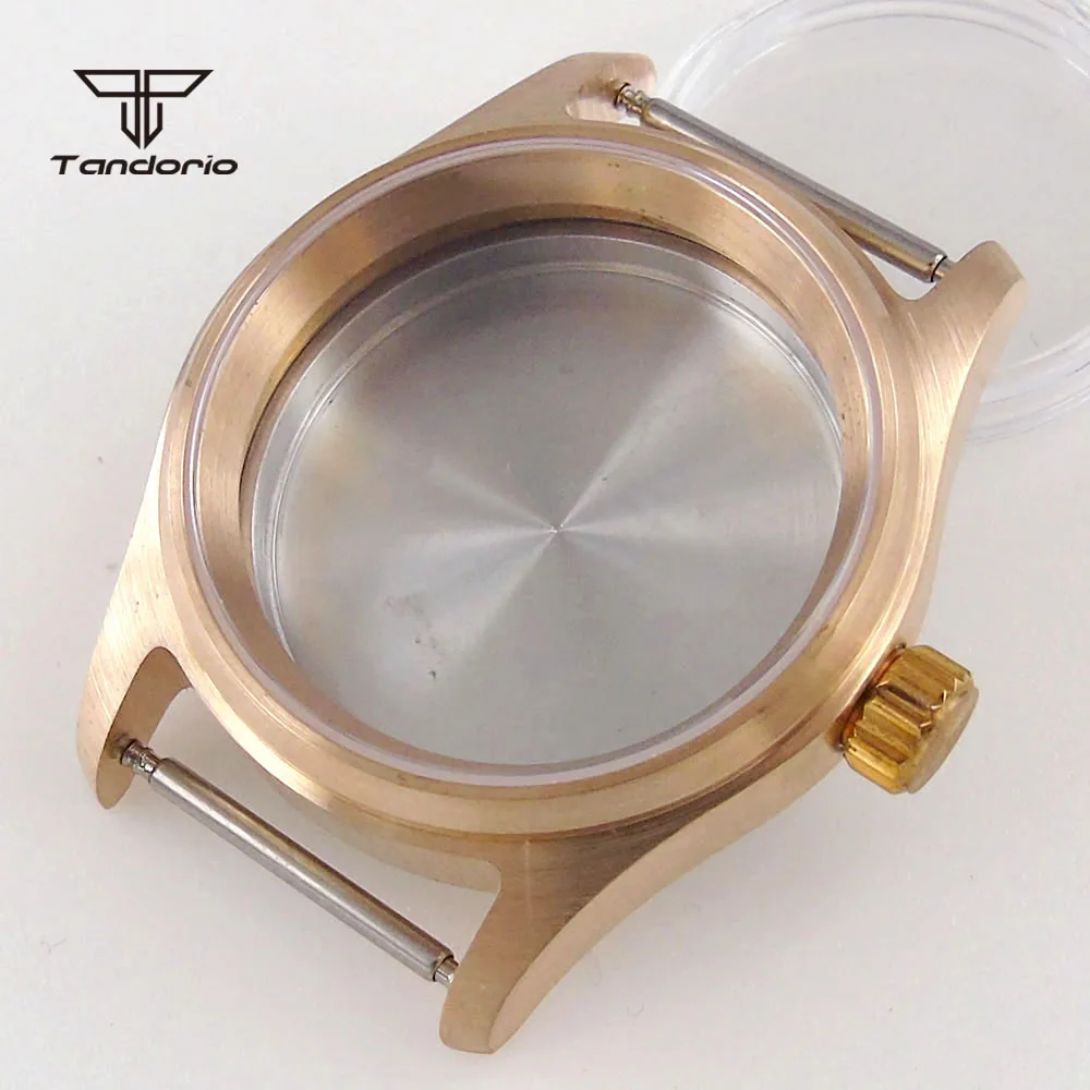 36mm Solide Cusn8 Bronze 20Bar Pilot Uhr Dive Fall Sapphire Glas Schraube Krone Fit NH35 NH36 NH34 ETA2824 PT5000 ST2130 Bewegung