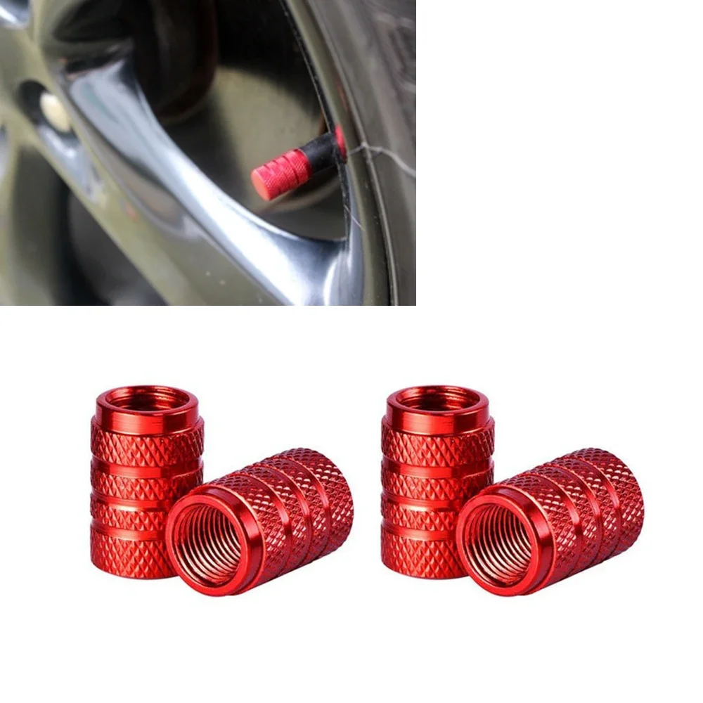 For Automobiles Motorcycles Trucks Bikes Aluminum Alloy Car Wheel Tire Valve Caps Tyre Rim Stem Covers Airdust Waterproof