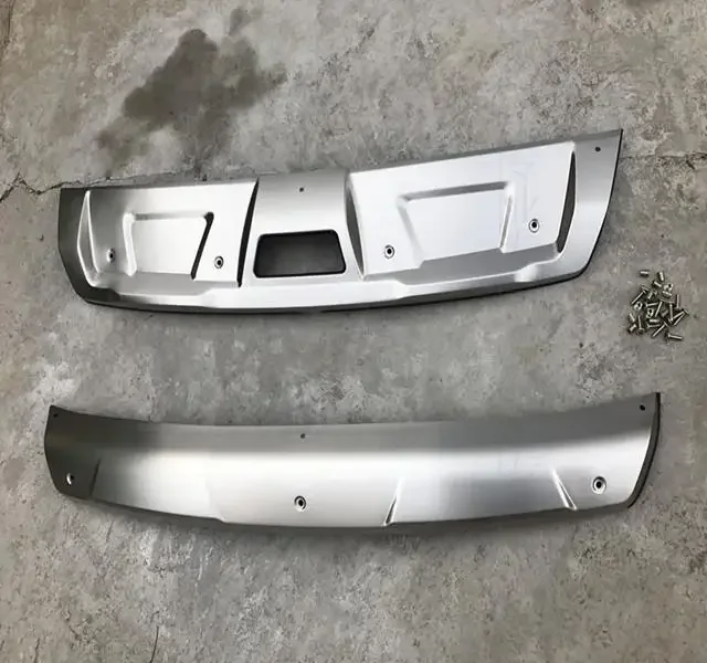 

High quality stainless steel Front+Rear bumper cover trim For 2017 NISSAN X-TRAIL(2pc)