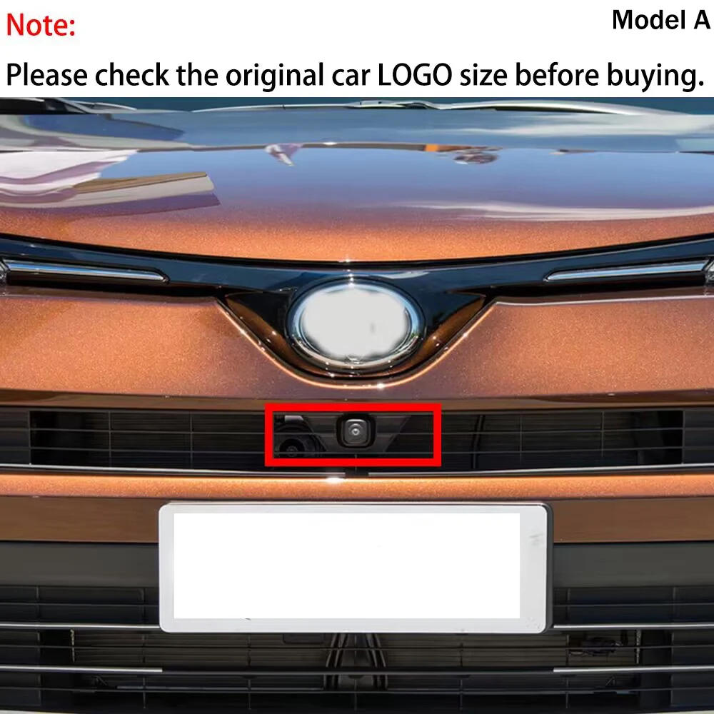 ZJCGO Car Front View LOGO Parking Camera AHD 1080P Night Vision for Toyota RAV4 XA40 Facelift 2015 2016 2017 2018