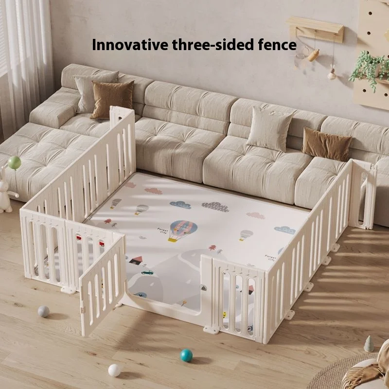 

Baby Playpen Indoor Kids Safety Fence Extra Height Toddler Play Yard Crawling Barrier Baby Activity Center for Living Room