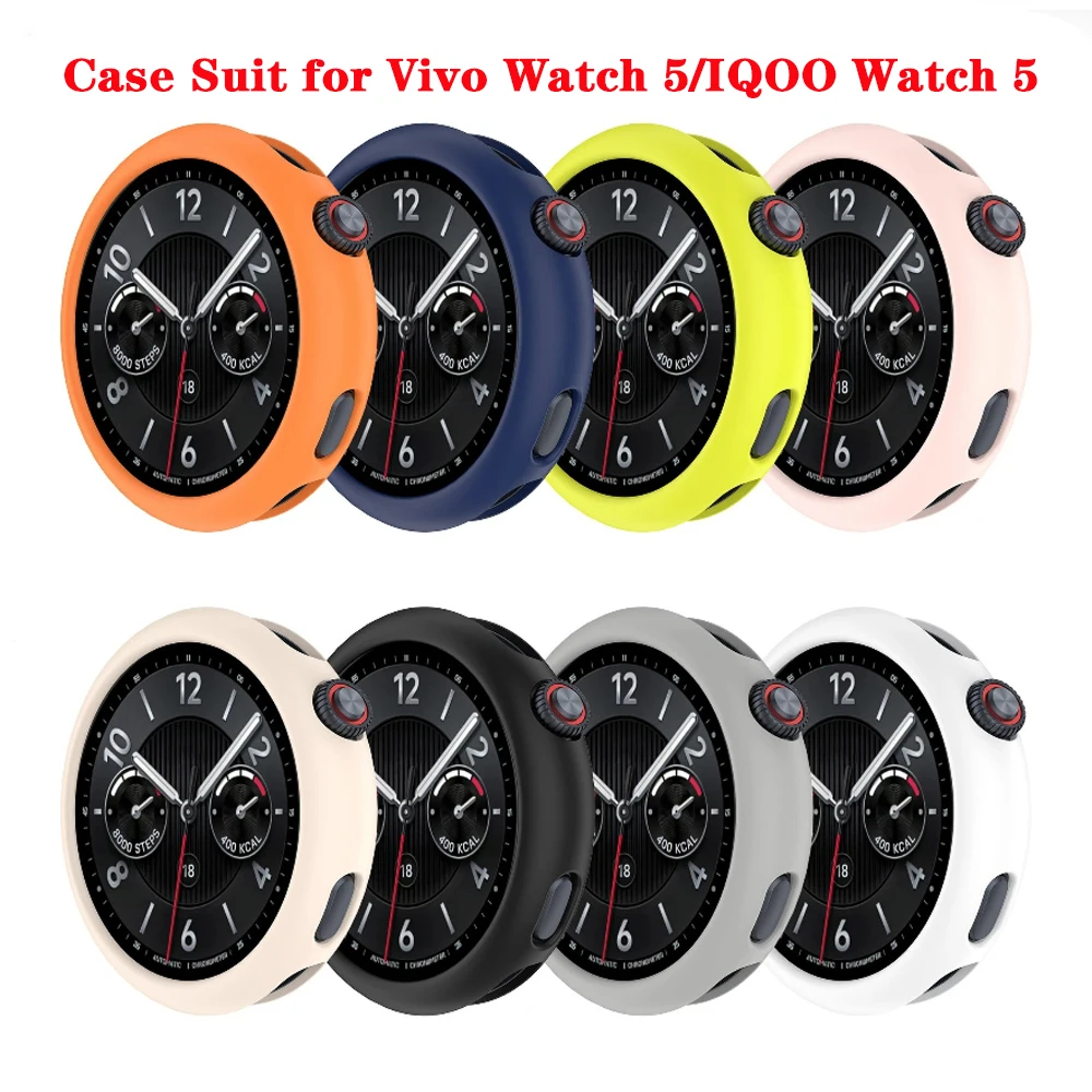 Vivo Watch 5/iQOO Watch 5用シリコンケース ソフトプロテクター IQOO Watch 5/Vivo Watch 5用カバーケース アクセサリー