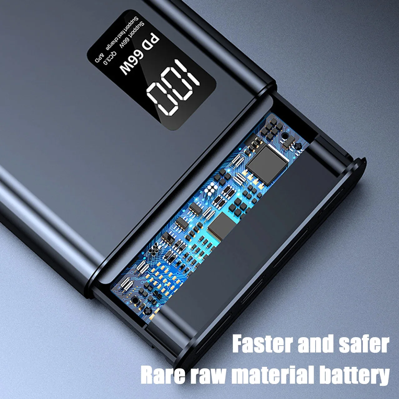 VIVO 66 واط 200000 مللي أمبير قدرة عالية قوة البنك سوبر شحن سريع قوة البنك شاحن بطارية محمول لشاومي آيفون سامسونج