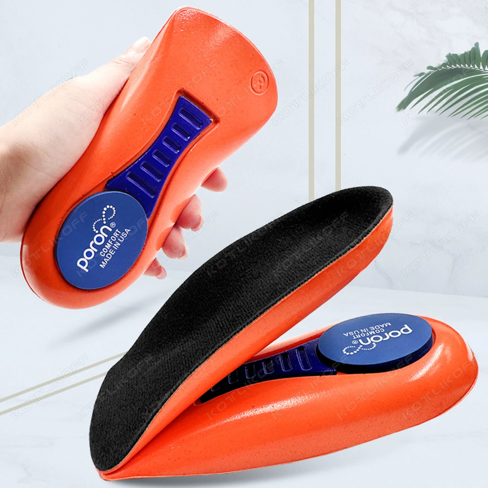 Sport Orthopedic Insoles For Feet Men Women Plantar Fasciitis Shock Absorption Insole For Running Men Women Work Shoe Sole