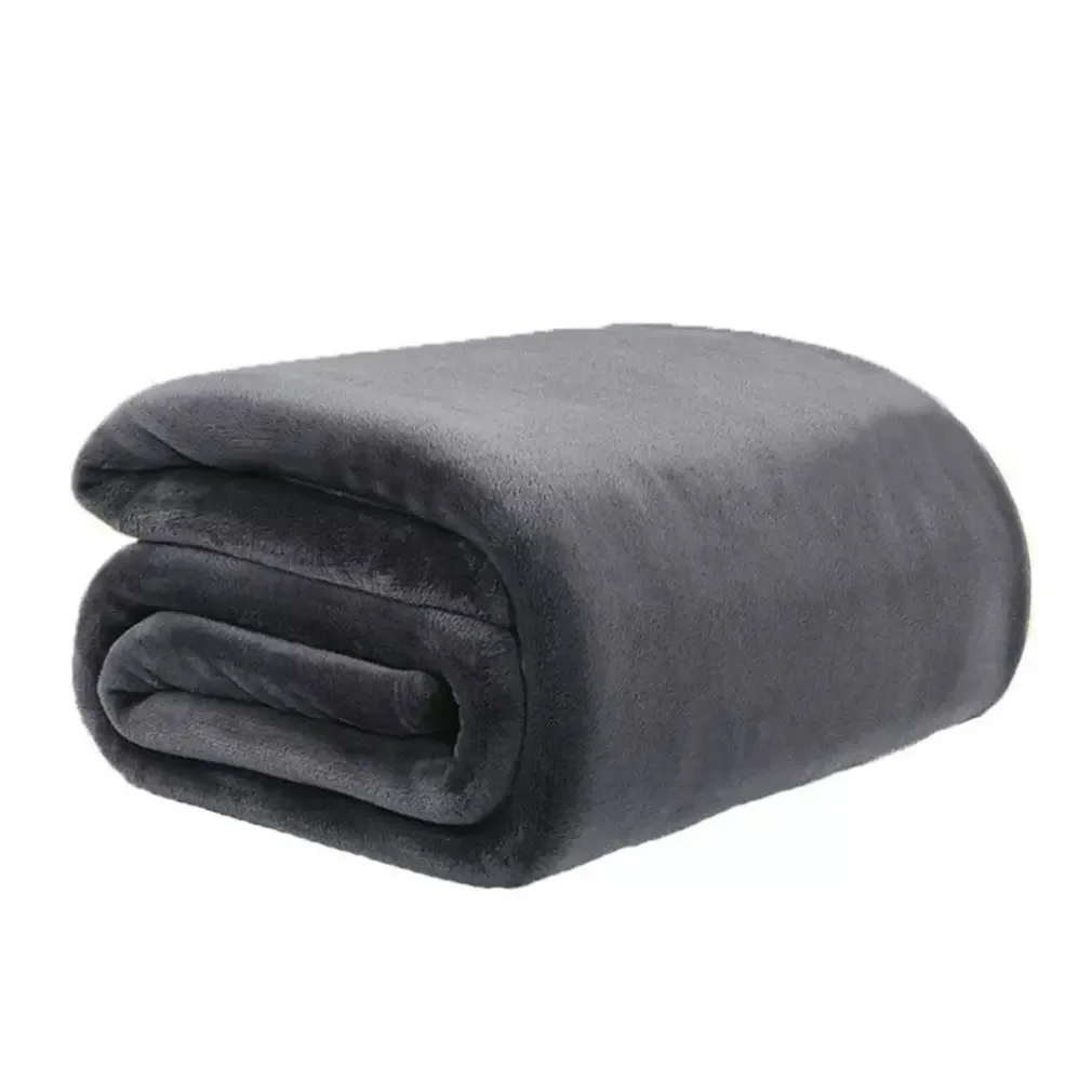 70*110cm Coral Fleece Blanket - Single Piece Warm Student Sheet for Office Winter Cover Leg Nap Blanket