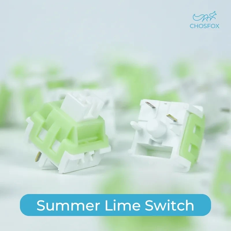 

Chosfox Summer Lemon Silent Linear Switch 5 Pins Factory Lubed Quick Trigger Mechanical Switches