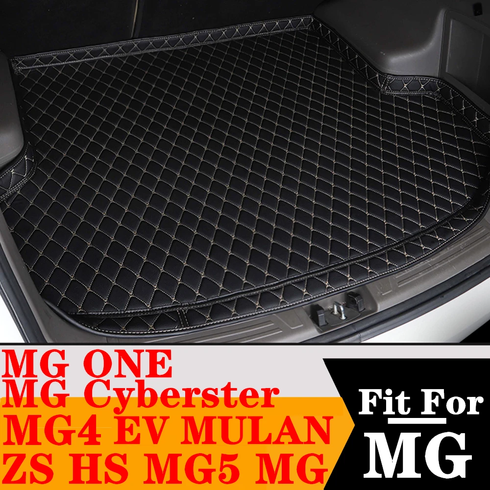 High Side Car Trunk Mat For MG ONE ZS Cyberster HS MG5 MG MG4 EV MULAN EH32 Custom Fit XPE Tail Boot Tray Pad Rear Cargo Liner