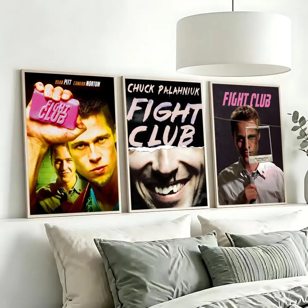 movie Fight Club Poster Poster HD Printing Modern Minimalist Style for Home Decor for Bedrooms Home home office Gift