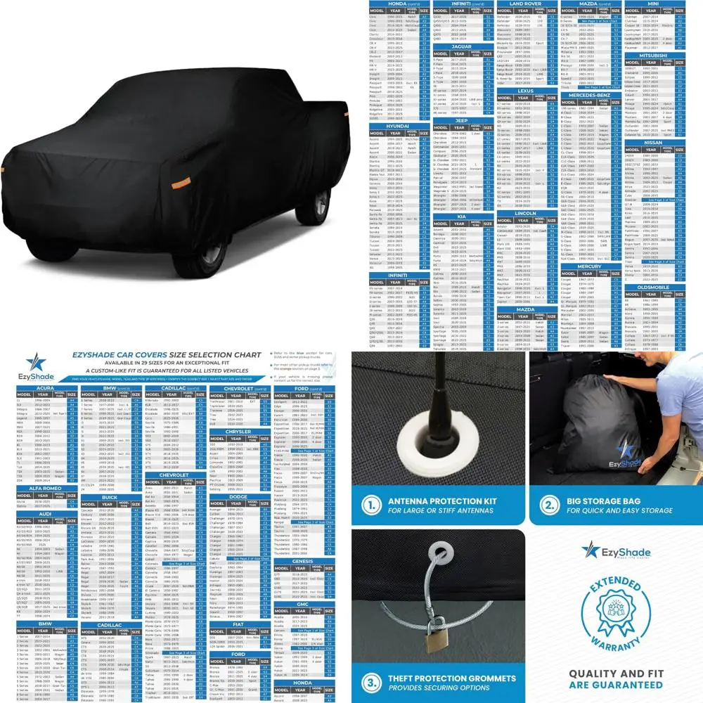 

Водонепроницаемый 10-слойный всепогодный чехол для грузовика для защиты на открытом воздухе — управляемый диаграмм размера, подходит для пикапов F25