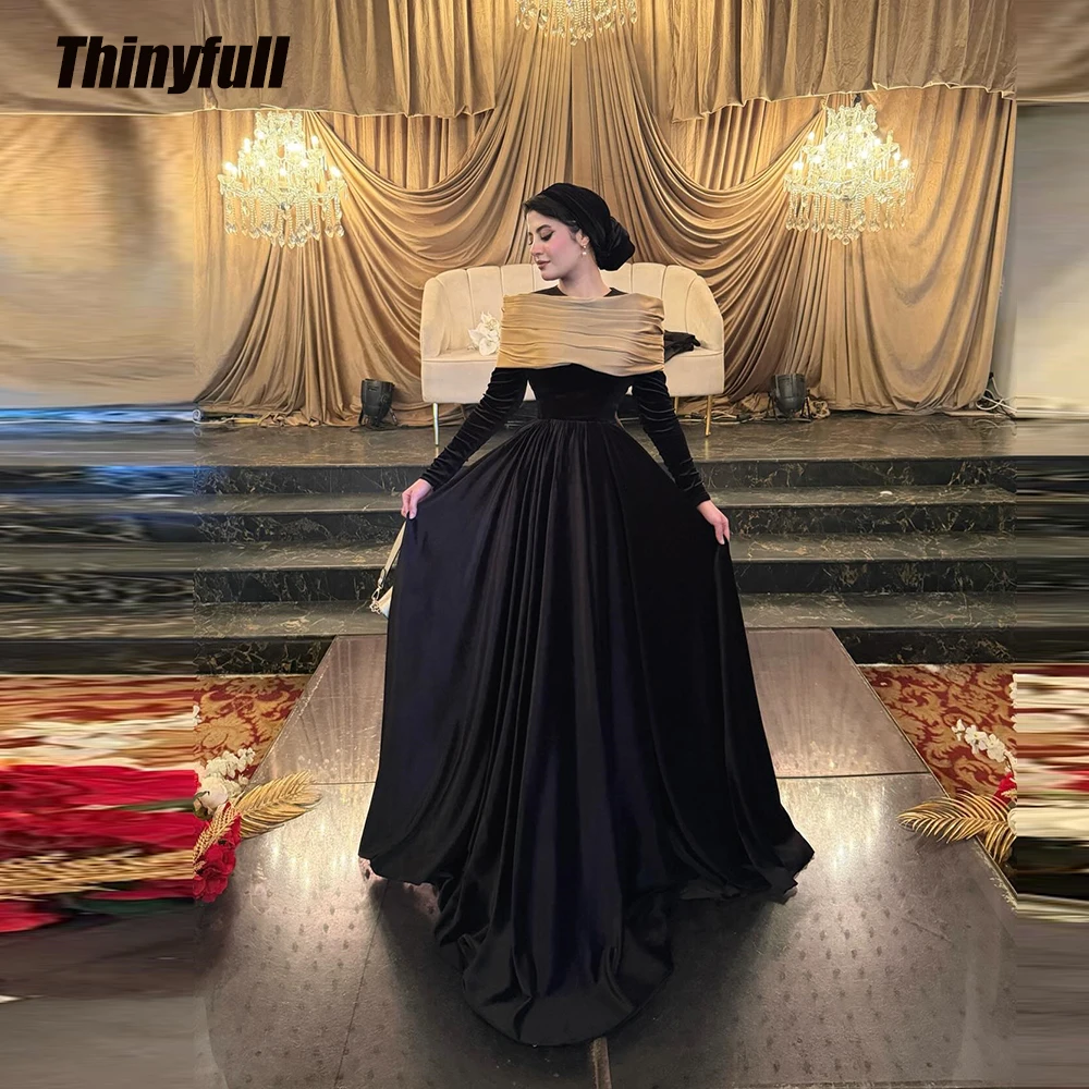 thinyfull-a-ligne-arabe-robes-de-bal-manches-longues-satin-velours-robe-de-soiree-dubai-longue-robe-formelle-robes-de-soiree-personnalise