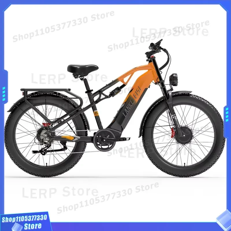 MG800 MAX Bike 2*1000W Dual Motor Full Suspension E Mountain Bike 48V 20Ah