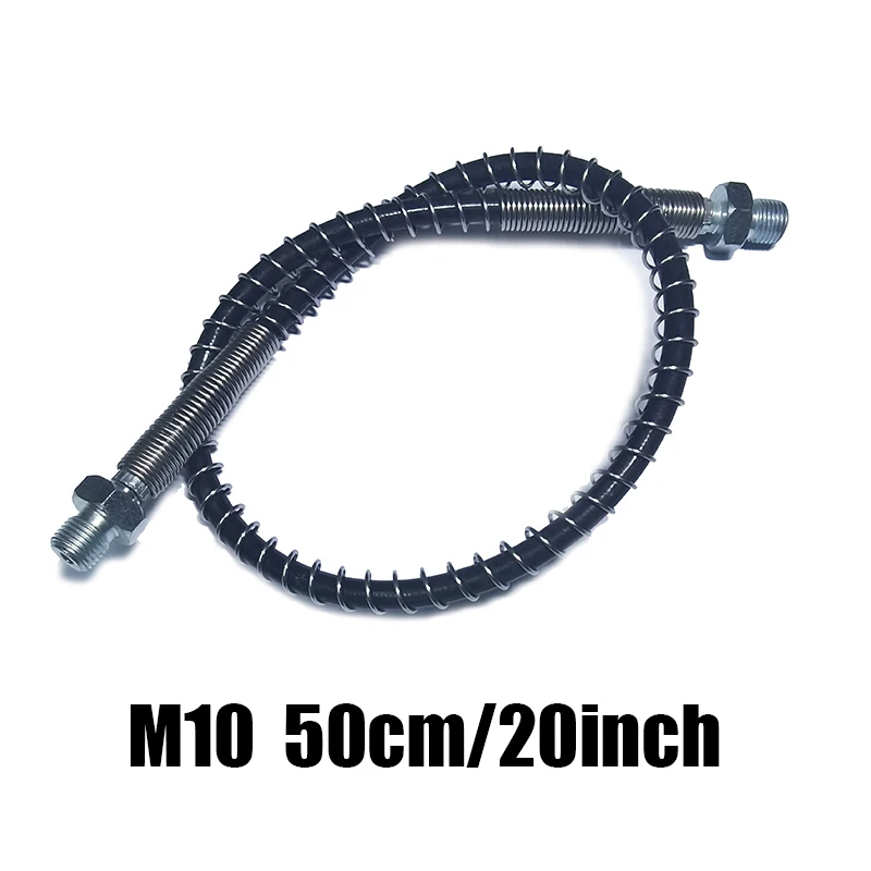 High Pressure Hand Pump Macroline Remote Hose Line M10*1 HPA Filling Pneumatics Air Refilling Nylon SS Protector