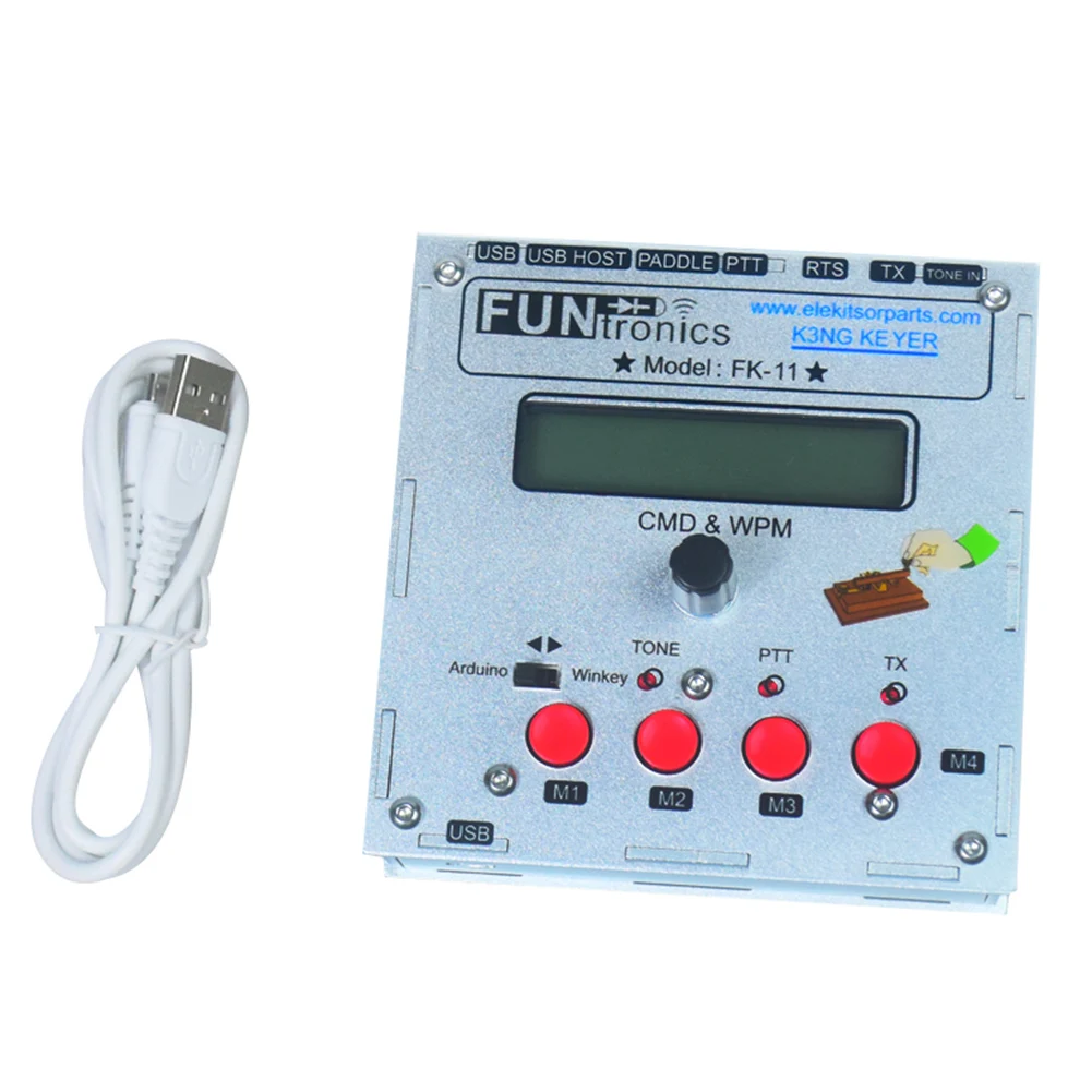 K3NG كير راديو التلغراف كيير CW التمارين التعلم K3NG هامراديو برقية المدرب لوحة مفاتيح USB لاردوينو