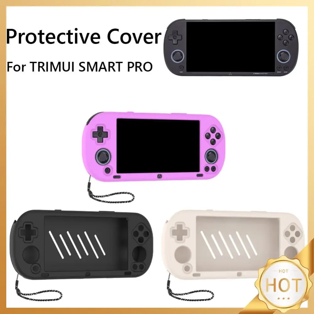 

Silicone Case Protective Cover Anti-Scratch Protector Shell Sleeve Protector Cover for Trimui Smart Pro Game Console Accessories