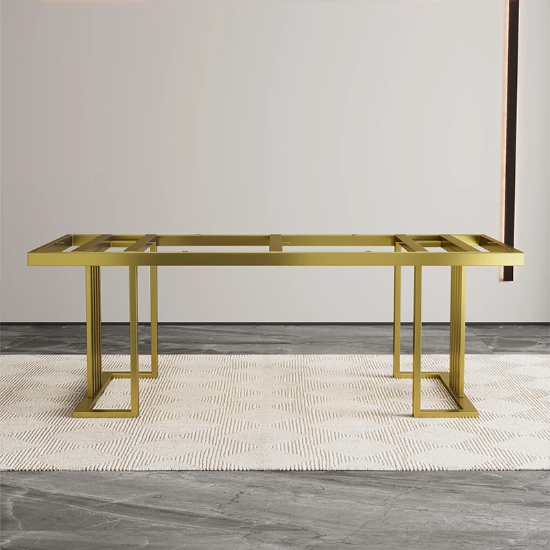 Spot light luxury table leg bracket stainless steel foot office dining table table rack large plate tea bottom