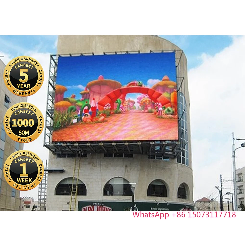 في الهواء الطلق P4 بكسل الملعب 5 P5 960X960 Smd وحدة إضاءة LED جداريّة الصيانة الأمامية الألومنيوم Pantalla شاشة Led مصلحة الارصاد الجوية P10 Ledwall لوحة السعر