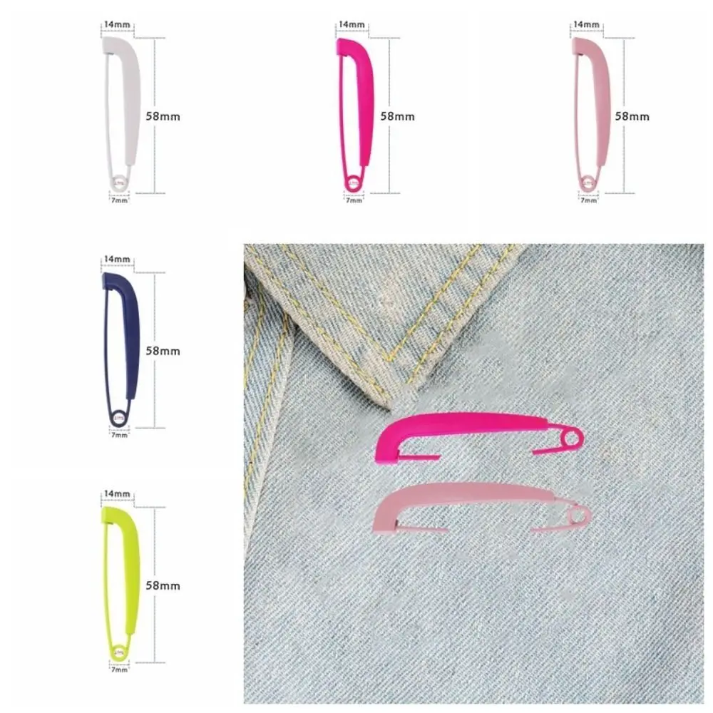 Waist Buckle Fluorescent Pin Silk Scarf Buckle Korean Style Corsage Brooch Colorful Clothing Accessories Sweater Pants Pin Scarf
