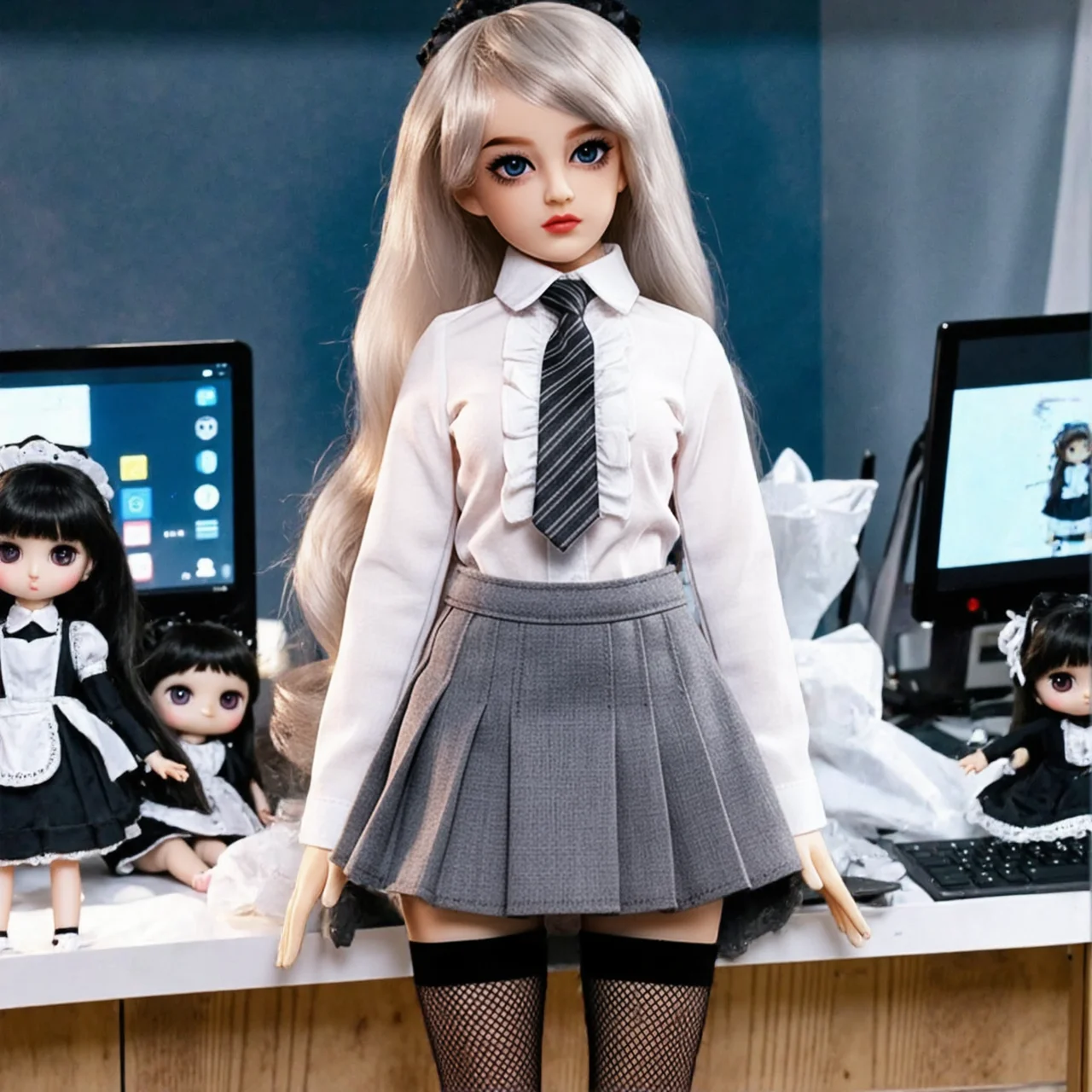 コレクタブルアニメドール、夜間の同伴に最適な可動関節付き、成人男性ドール、着衣なしで挿入可能（服なし）