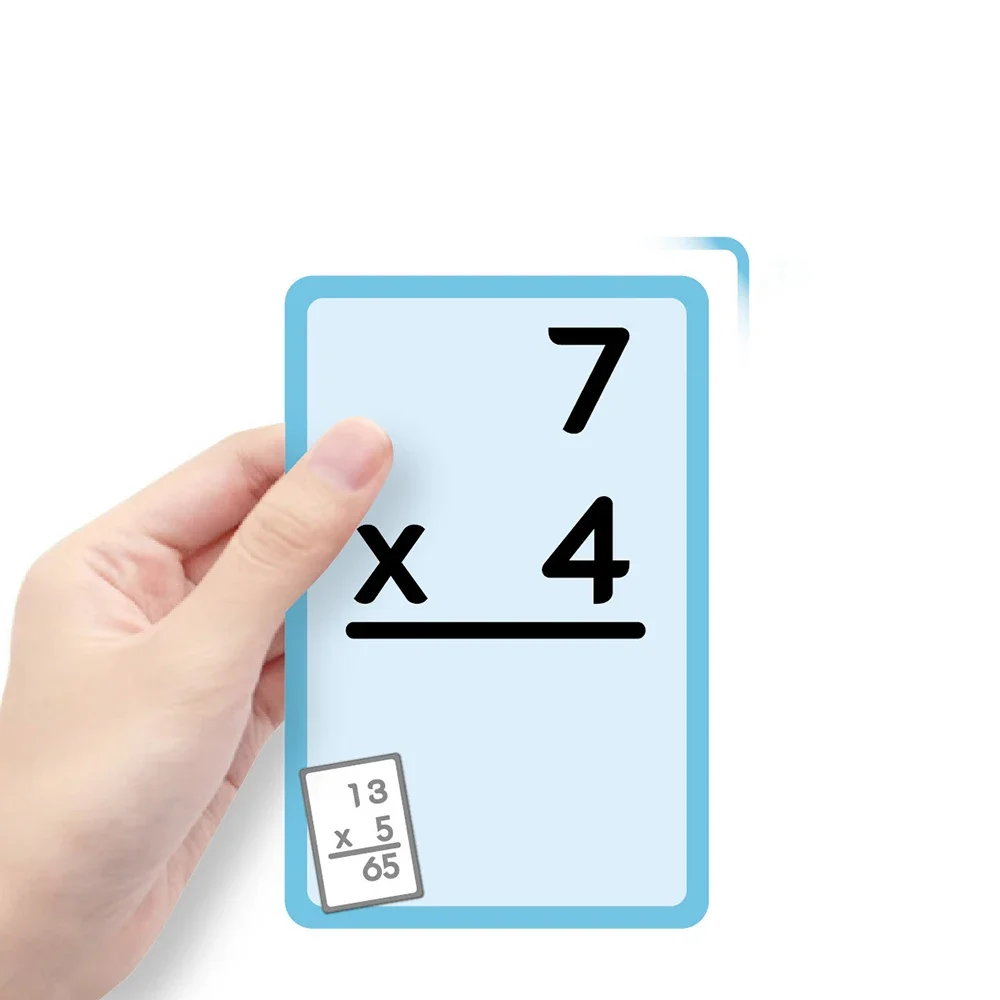 Kids Learning Cards Mathematics Flash Card Addition Subtraction Multiplication Division Math Educational Toys for Children Gifts