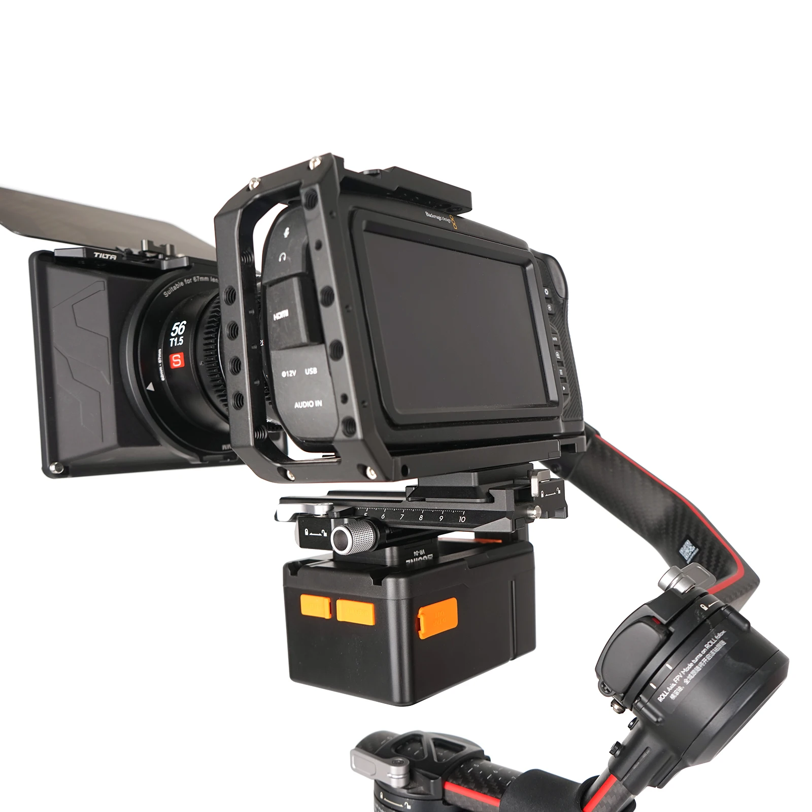 ZGCINE VR-04 V-Mount Batterieplatte für DJI Ronin S2/S3 Stabilisator Kamera-Zubehör V-Mount Batterie V-Lock Plattenadapter – Detail 5