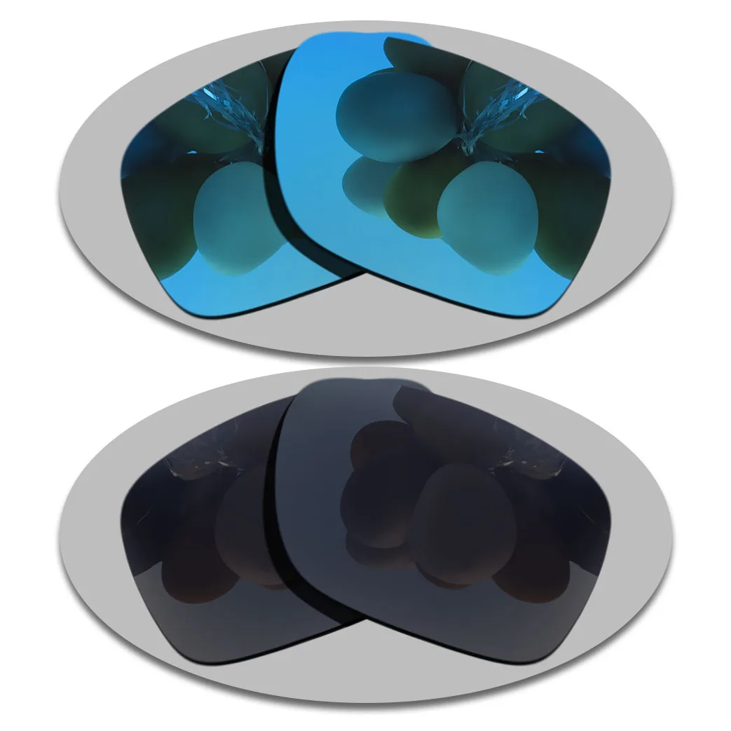 

Sky Blue&Grey Black Lenses Replacement For-Oakley Sylas Polarized Sunglasses