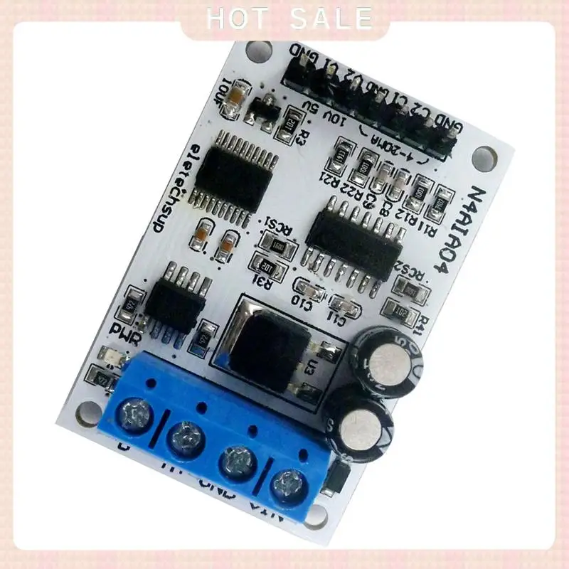 

24-часовая доставка ELETECHSUP 4-20MA, сбор сигнала напряжения, модуль RS485 Modbus RTU для измерения передатчика тока ПЛК, установка
