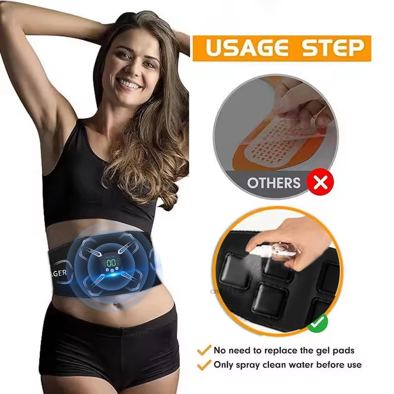 EMS Muscle Stimulator Body Sculpting 10 Modes 29 Levels Home Gym Workout Abdominal Trainer Electrostimulador EMS Pad